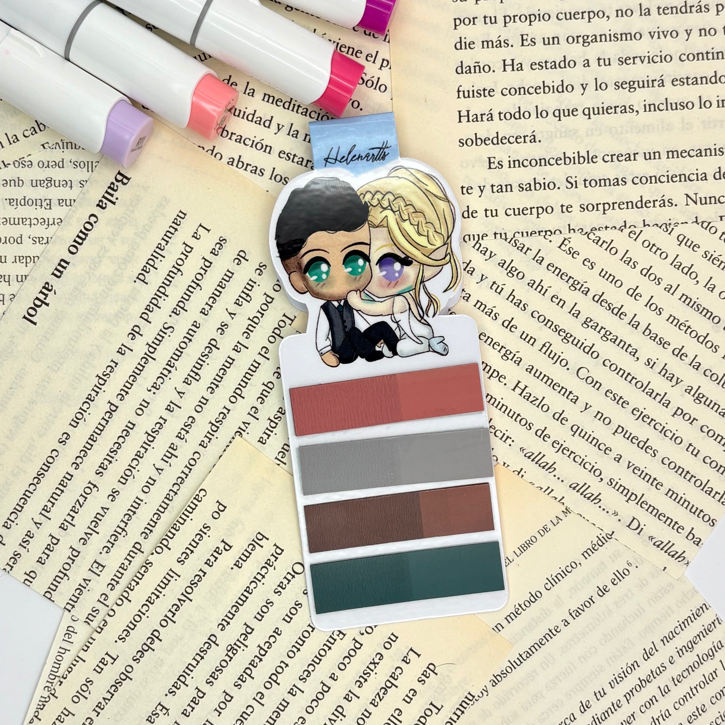 Marcapáginas magnético Mini porta Post-it's Novia