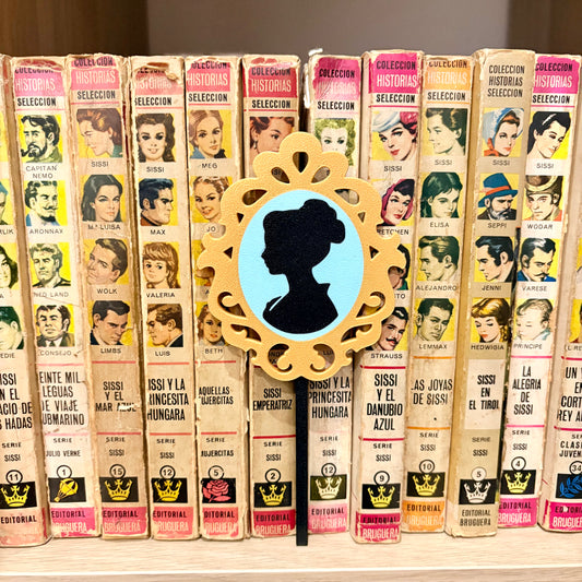 Insignias Literarias para Estantería – Decoración Bookshelf