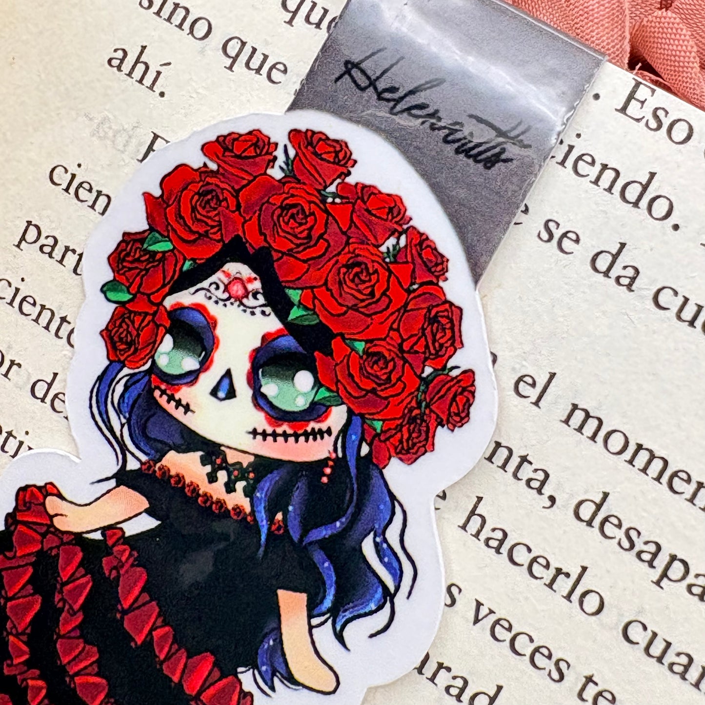 Marcapáginas magnético de Catrina.