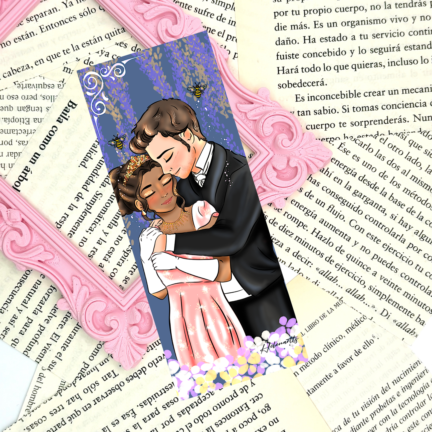 Marcapáginas Bookish Lovers - Kate & Anthony - Los Bridgerton