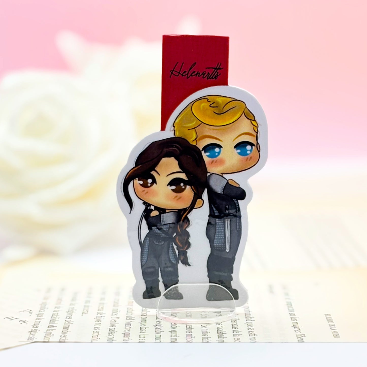 Kaniss & Peeta Magnetic Bookmark - The Hunger Games.