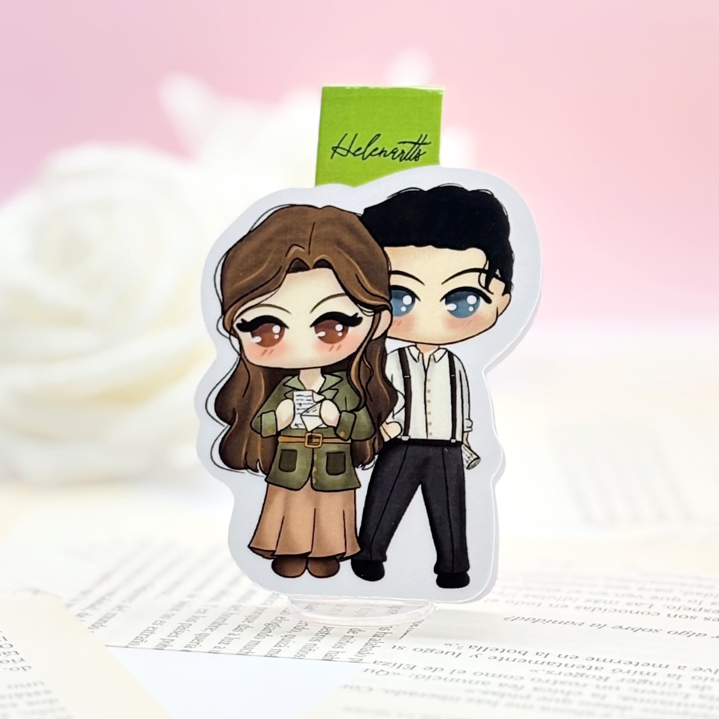 Iris & Roman Magnetic Bookmark - Divine Rivals