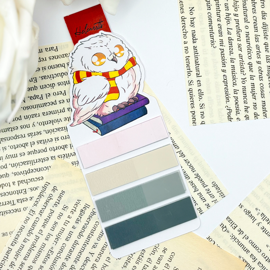 Marcapáginas magnético Mini porta Post-it's Hedwig - Harry Potter