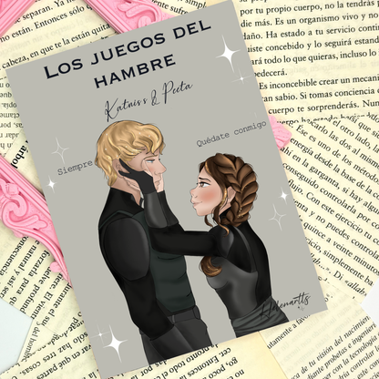 Lámina Katniss & Peeta - Los juegos del hambre