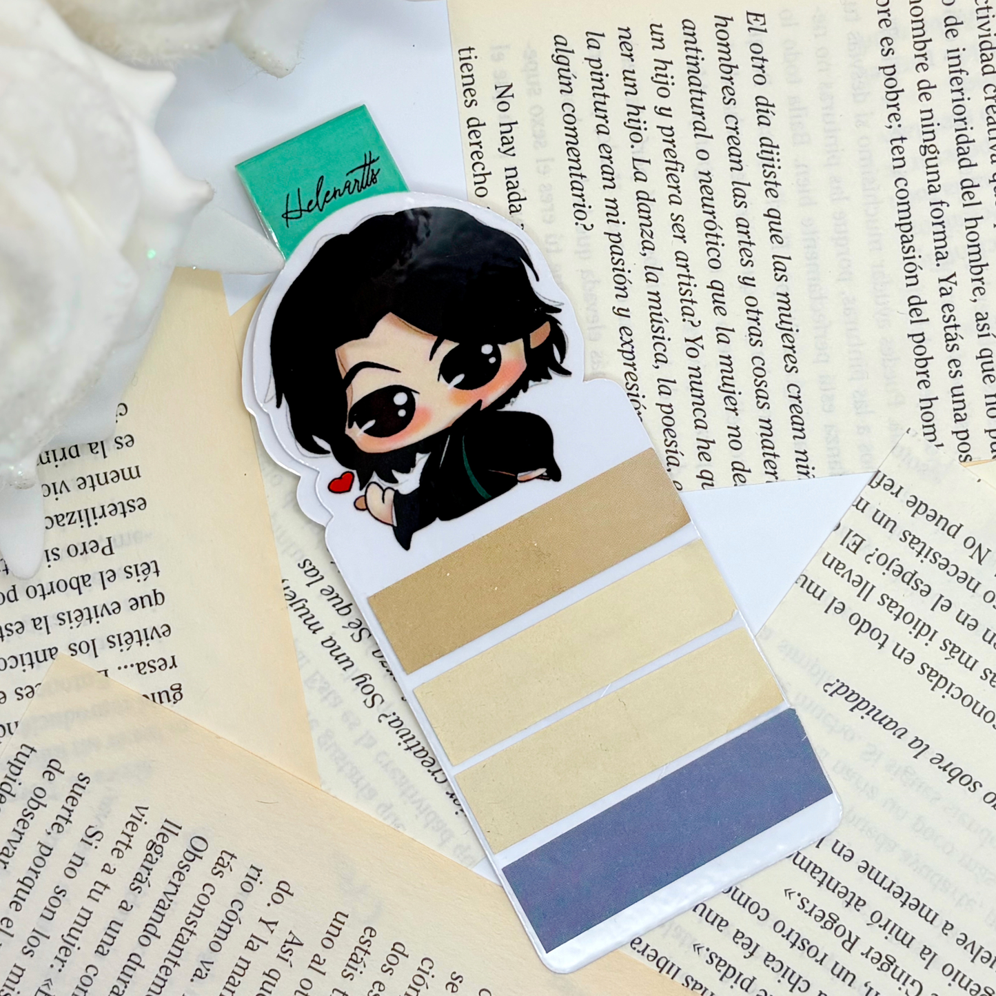 Marcapáginas magnético Mini porta Post-it's Snape.