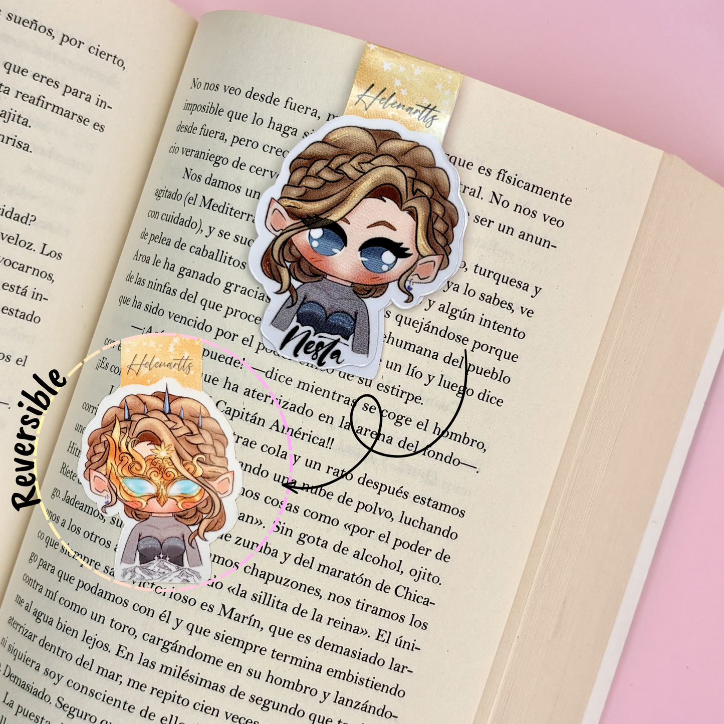Marcapáginas Magnético de Nesta - ACOTAR