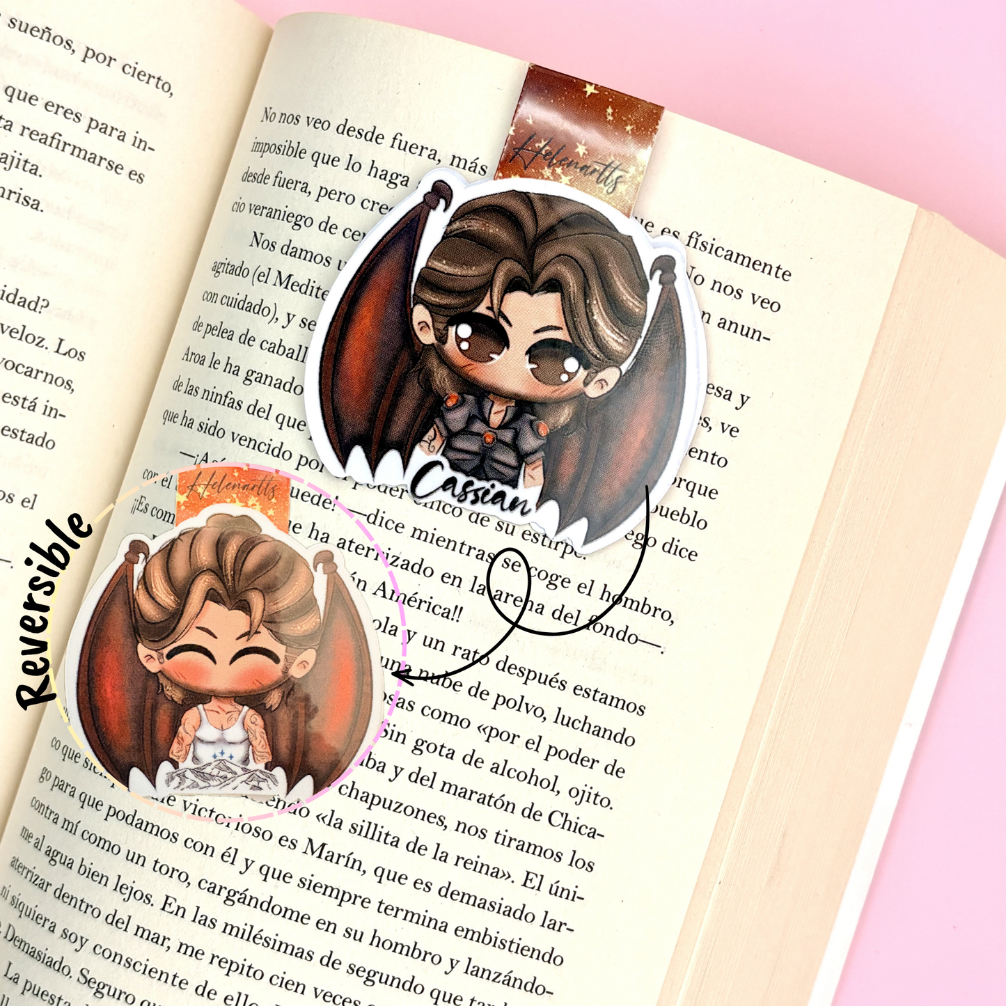 Marcapáginas Magnético de Cassian - ACOTAR