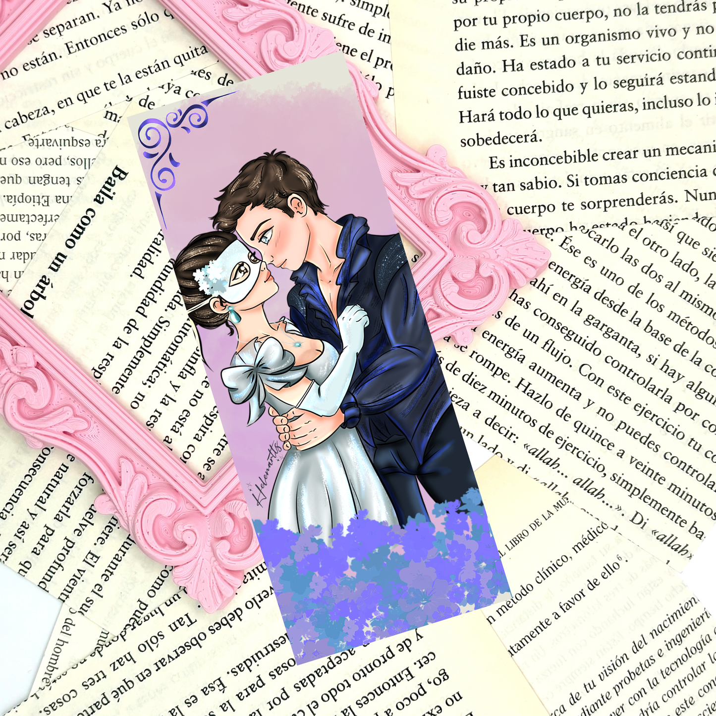 Marcapáginas Bookish Lovers - Sophie & Benedict - Los Bridgerton
