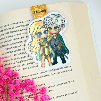Marcapáginas Magnético Aelin & Rowan | Trono de Cristal – Sarah J. Maas