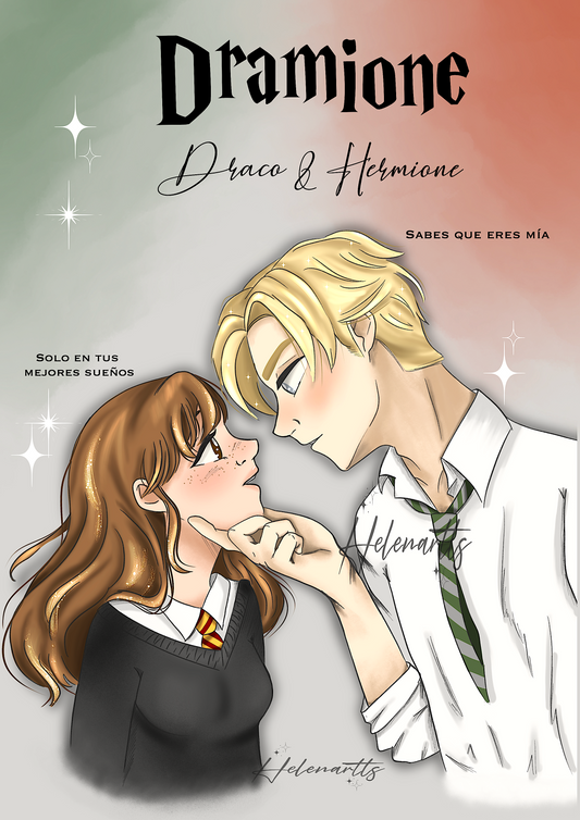 Lámina Dramione, un amor prohibido