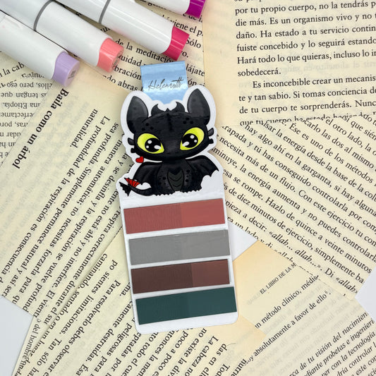 Marcapáginas magnético Mini porta Post-it's Desdentao.