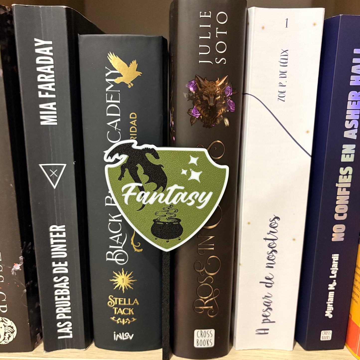 Insignias Literarias para Estantería – Decoración Bookshelf