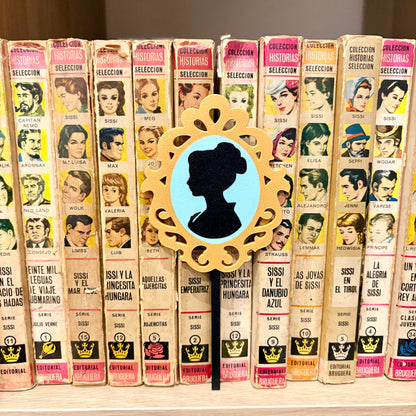 Insignias Literarias para Estantería – Decoración Bookshelf