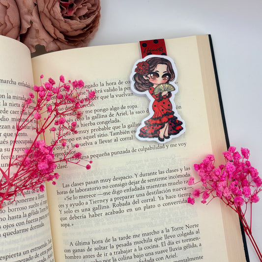 Marcapáginas Magnético Flamenca