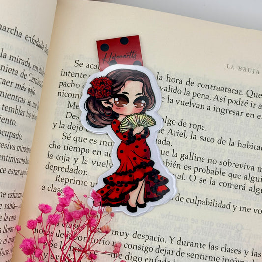 Marcapáginas Magnético Flamenca