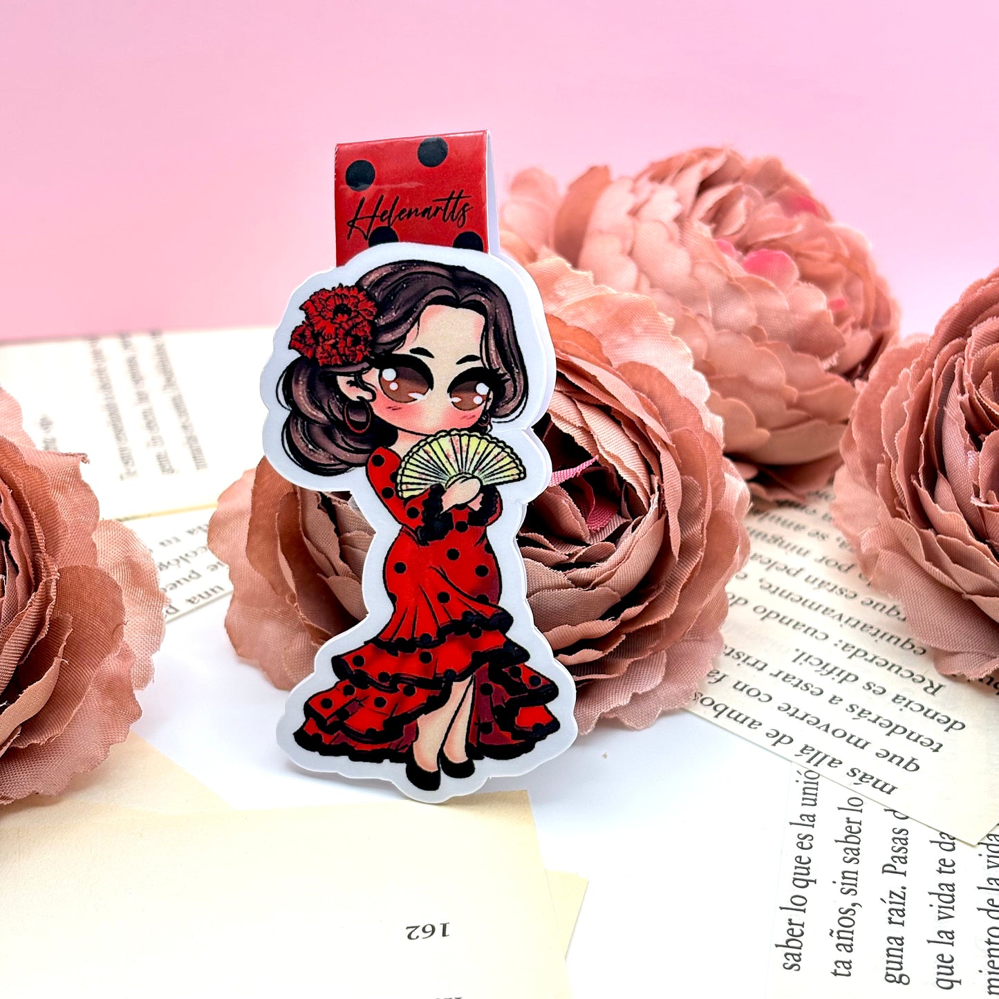Marcapáginas Magnético Flamenca