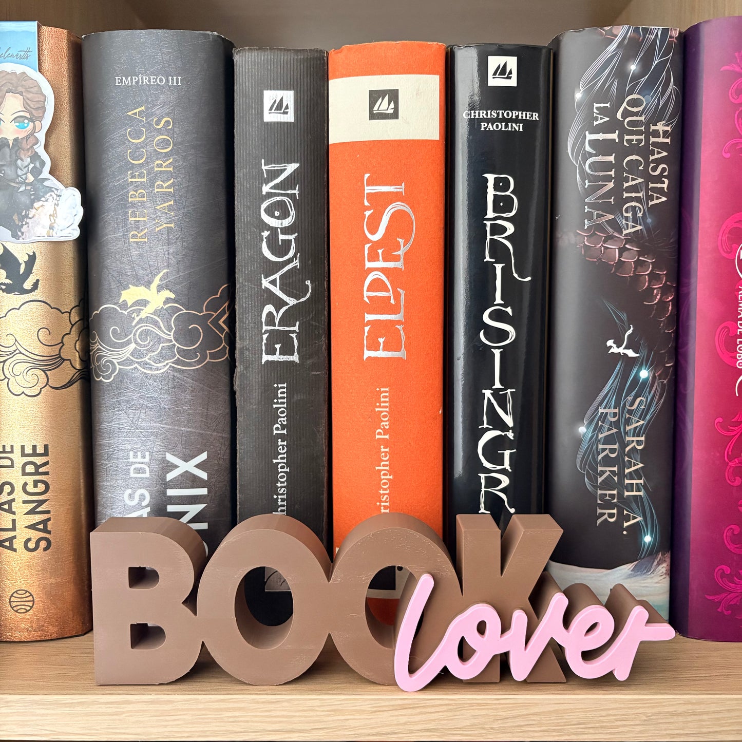 Letras BookLover 3D - Decoración Estanterías | Papelería Literaria