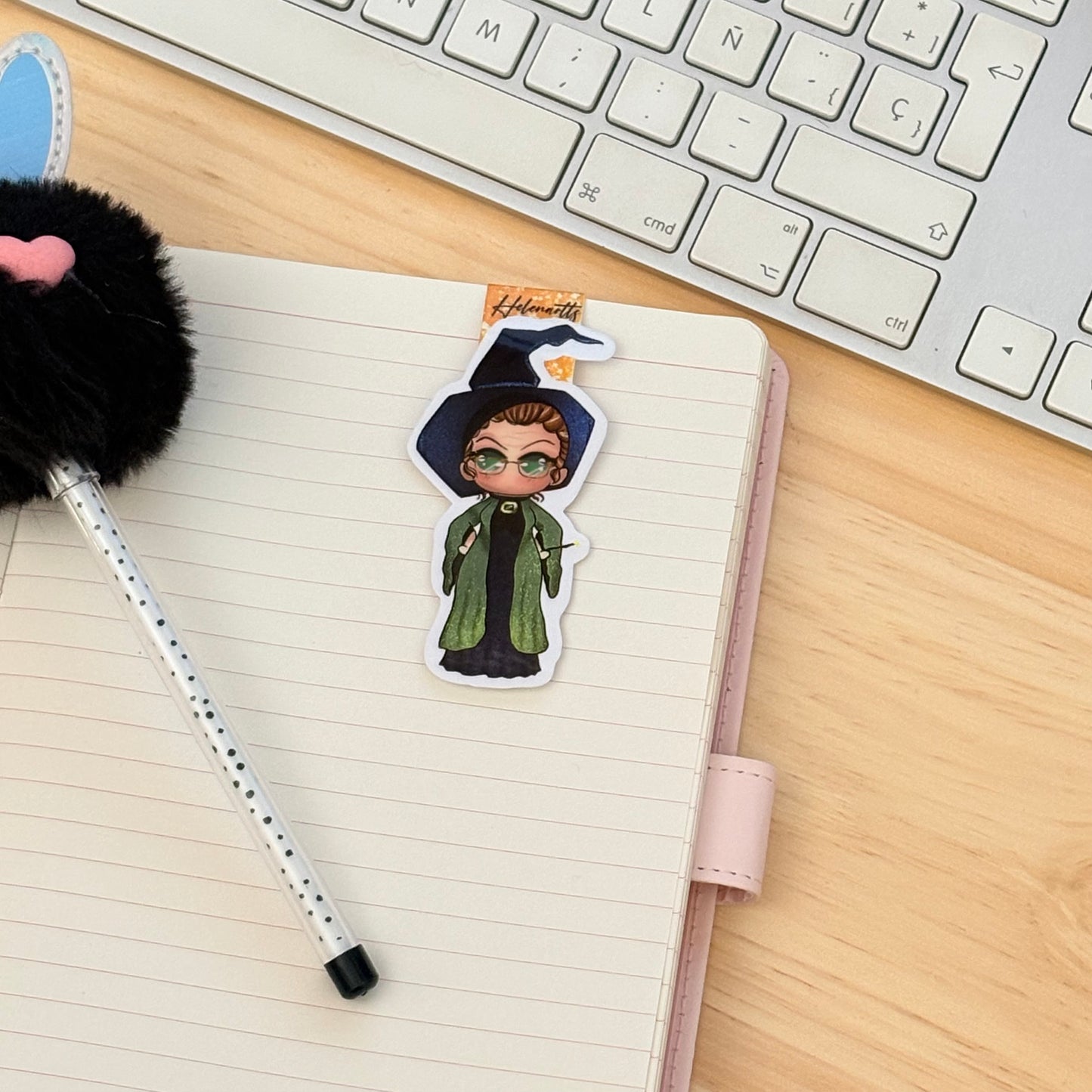 Marcapáginas magnético de Minerva McGonagall - Harry Potter.