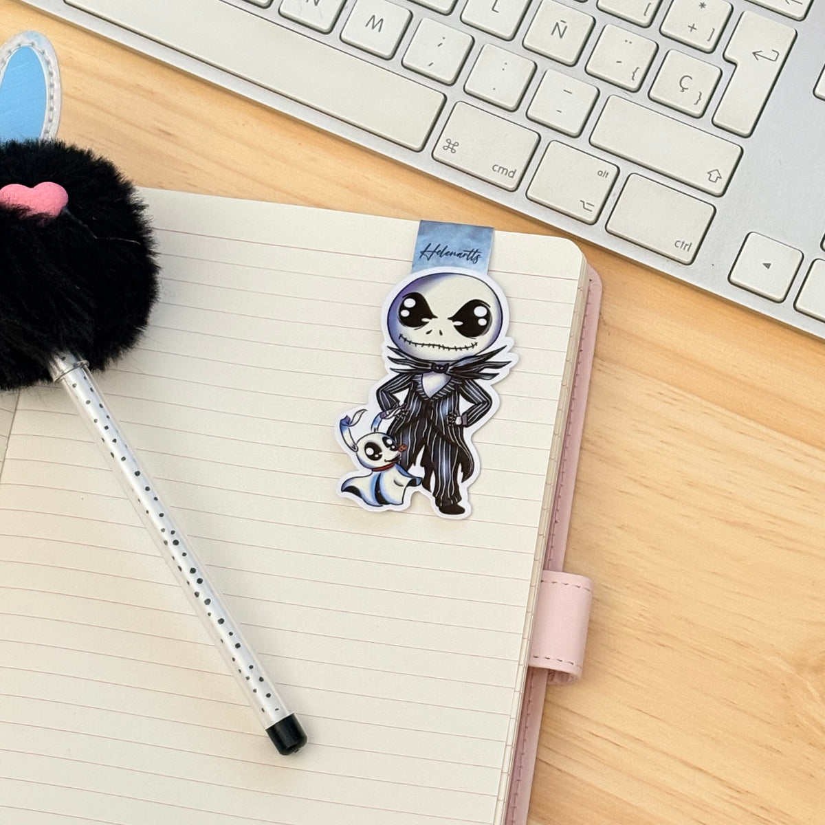 Ursula's magnetic bookmark.