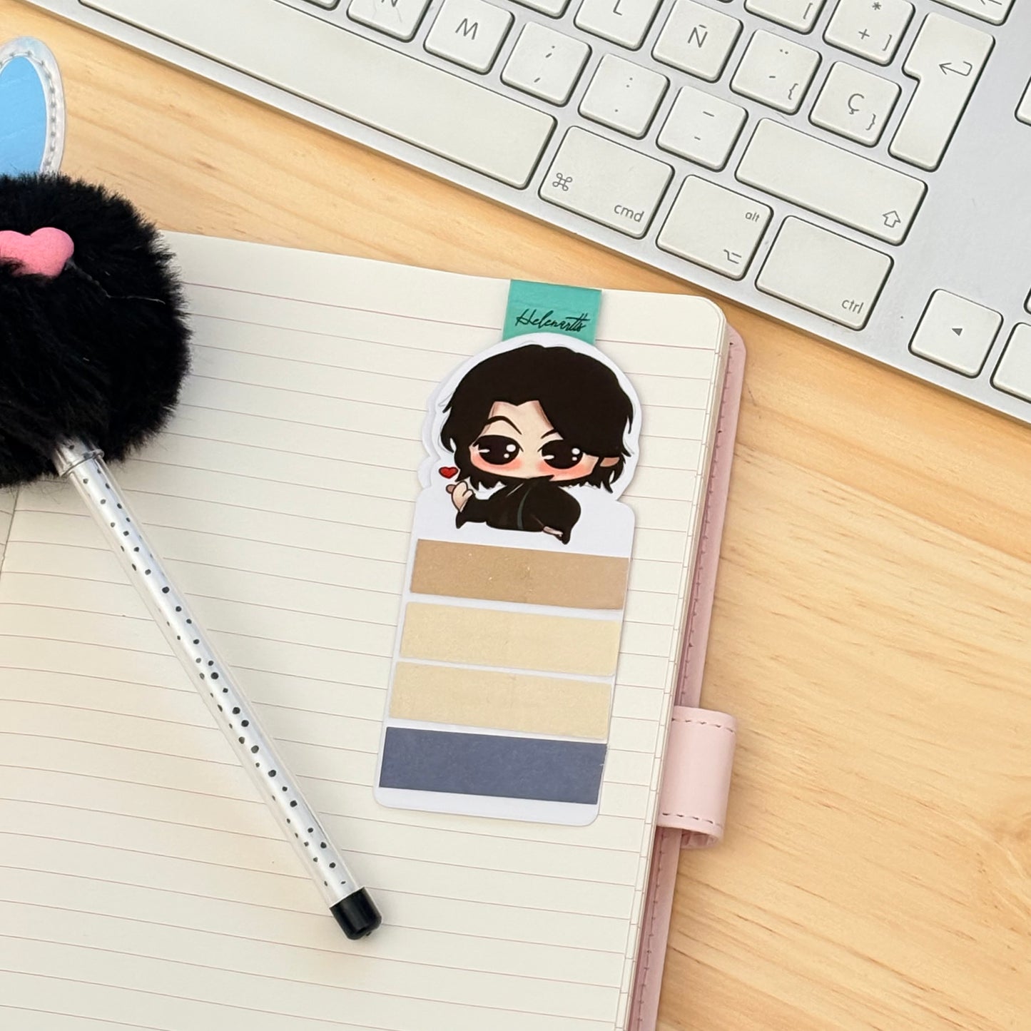 Marcapáginas magnético Mini porta Post-it's Snape.
