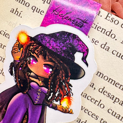 Marcapáginas magnético de  la Bruja Fire Shadow.
