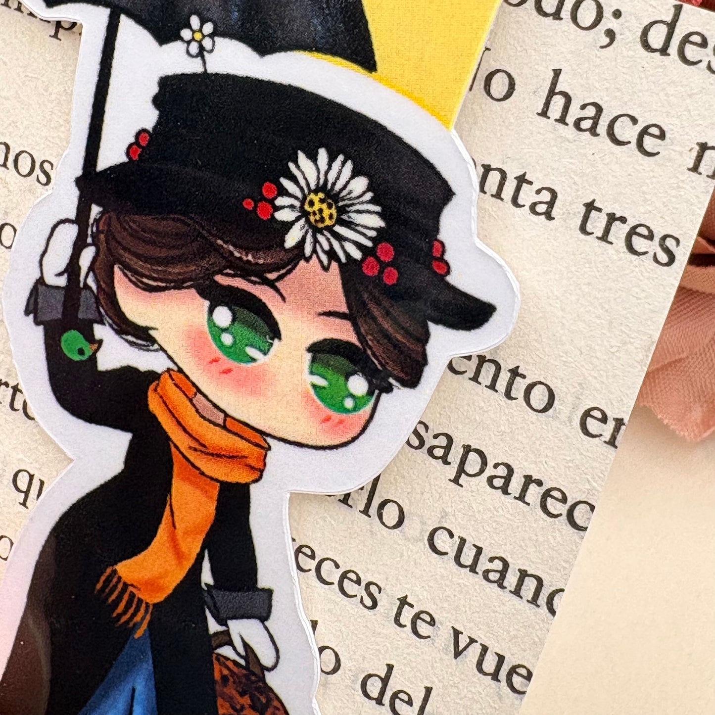 Marcapáginas magnético de Mary Poppins