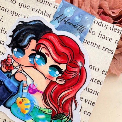 Marcapáginas Magnético Reversible La Sirenita – Ariel & Eric