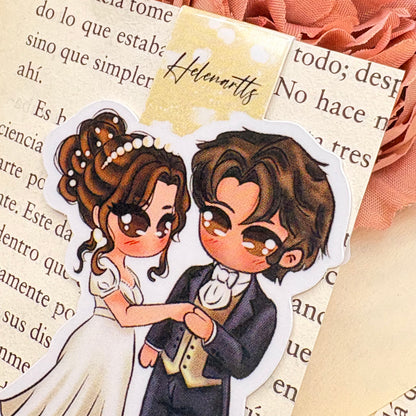 Marcapáginas Magnético de Elizabeth & Mr. Darcy - Orgullo y Prejuicio