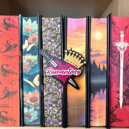 Insignias Literarias para Estantería – Decoración Bookshelf