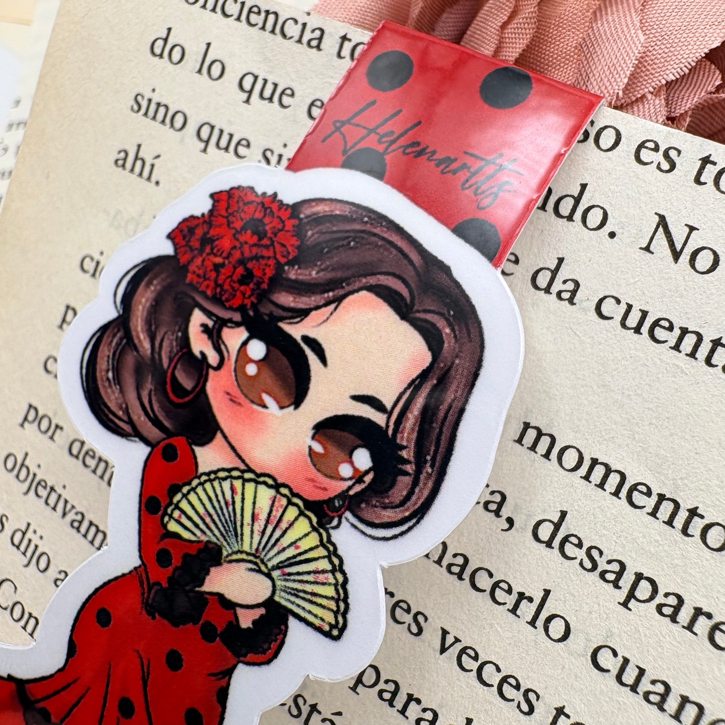 Marcapáginas Magnético Flamenca