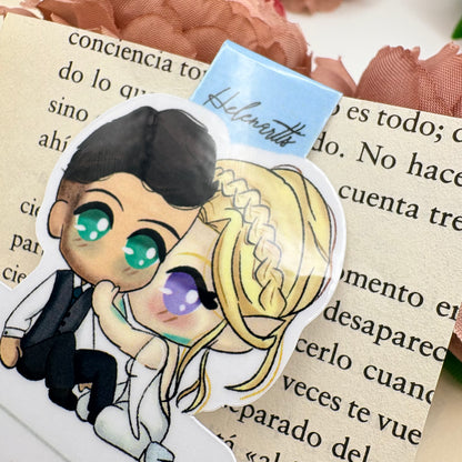 Marcapáginas magnético Mini porta Post-it's Novia