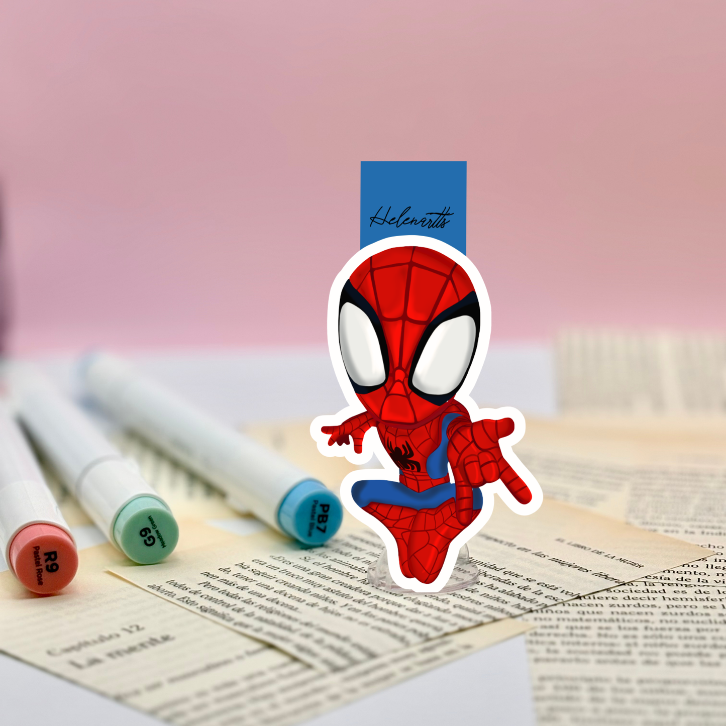 Spiderman Magnetic Bookmark - Marvel.