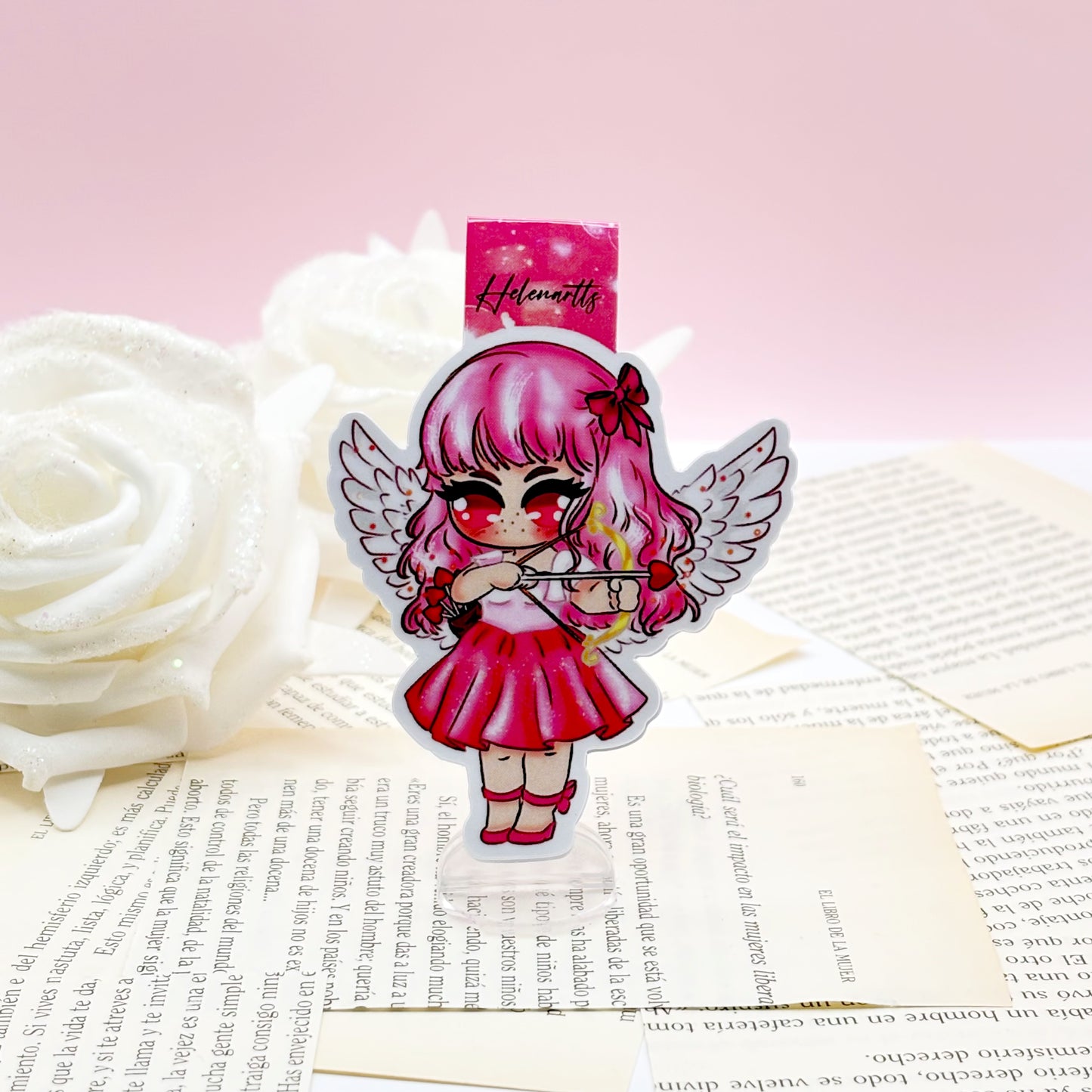 Marcapáginas magnético de Cupido