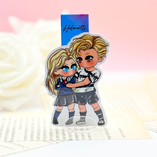 Marcapáginas magnético de Lizzie & Hughie - Los chicos de Tommen.