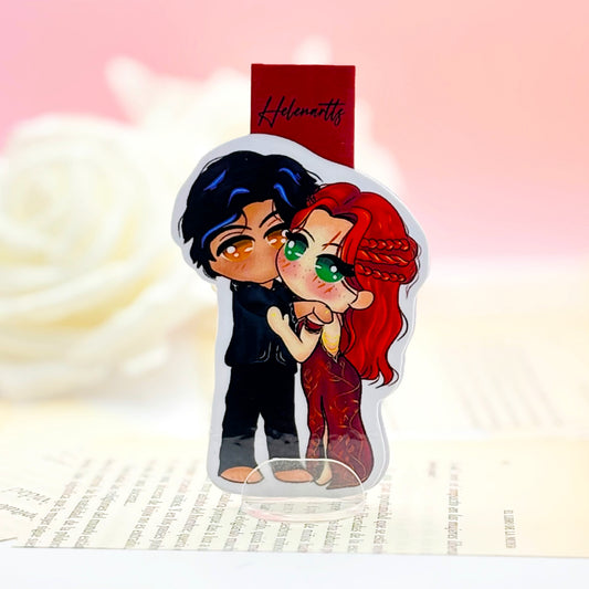 Poppy &amp; Hawke Magnetic Bookmark - Of Blood and Ashes.