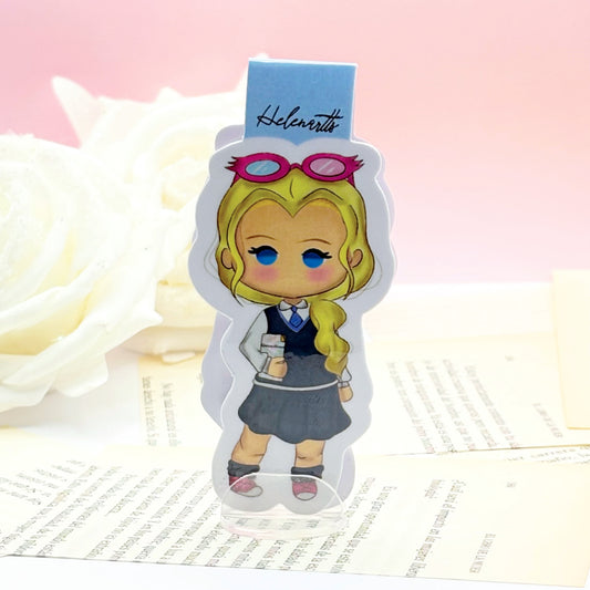 Marcapáginas magnético de Luna Lovegood - Harry Potter.
