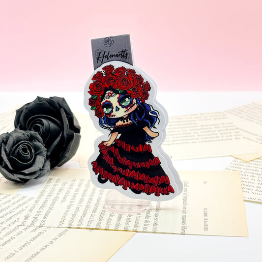 Marcapáginas magnético de Catrina.