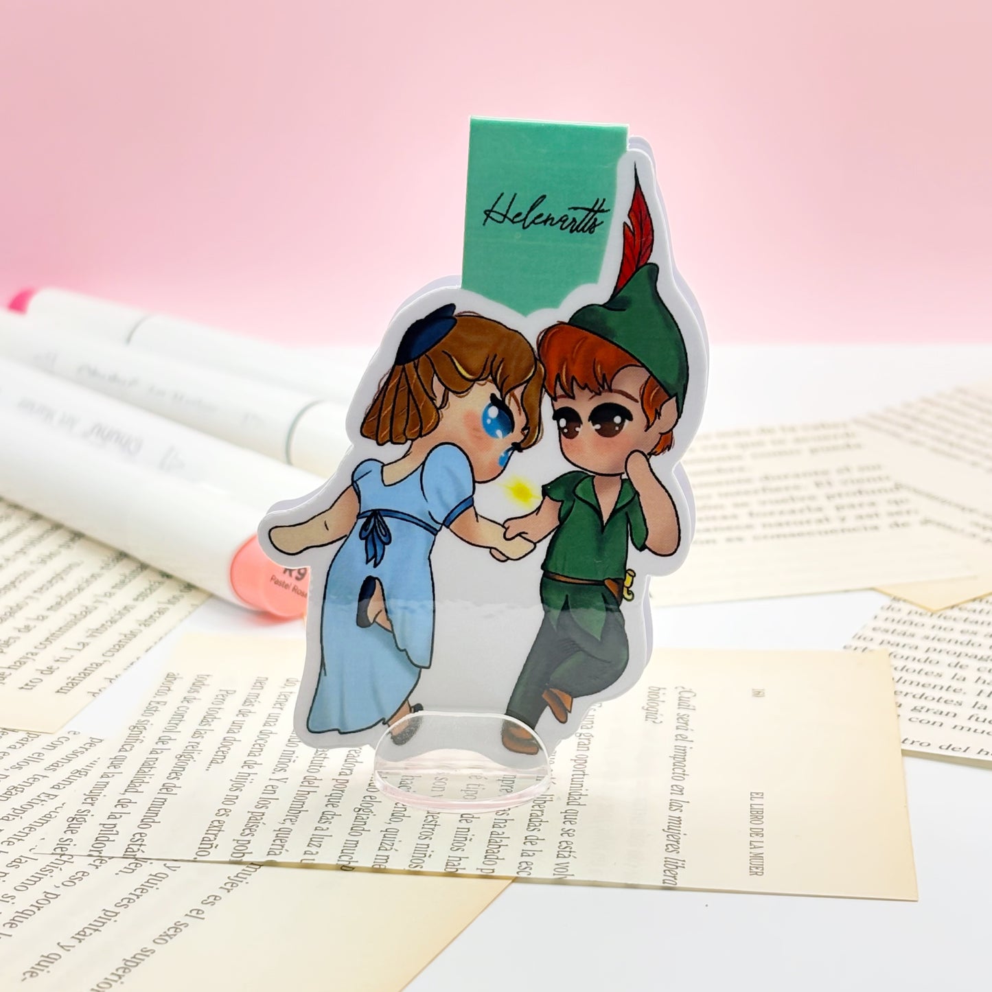 Marcapáginas Magnético Wendy & Peter Pan - Disney