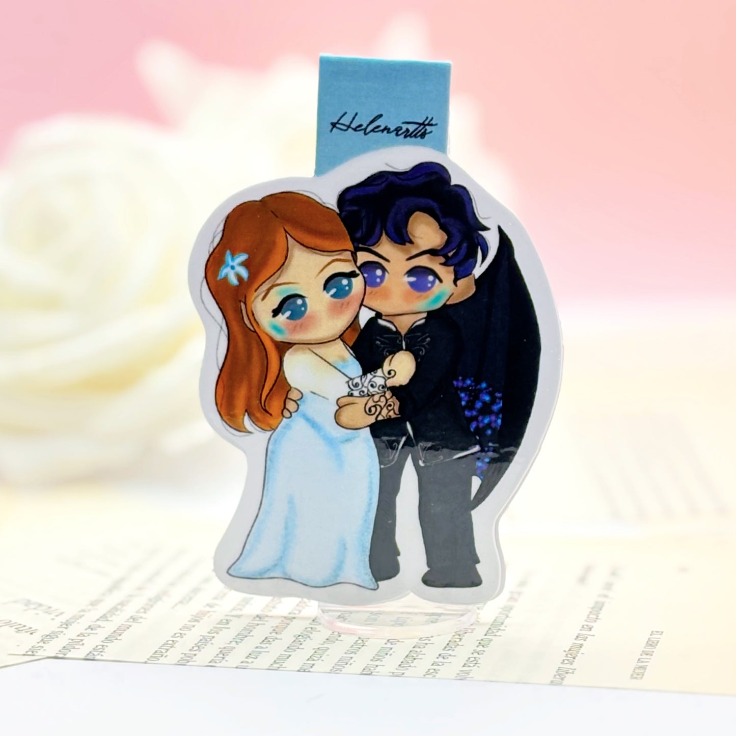 marcapaginas magneticos ACOTAR Feyre y Rhys
