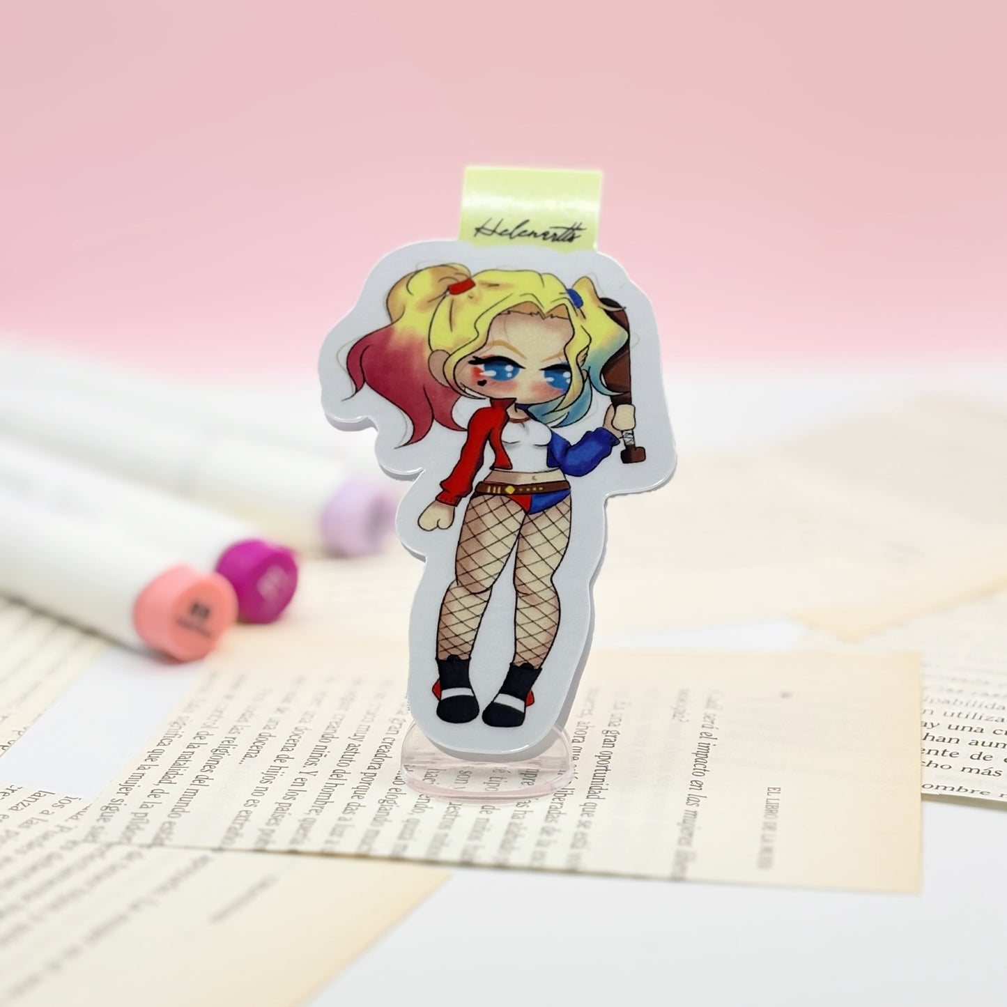 Marcapáginas Magnético Harley Quinn - DC