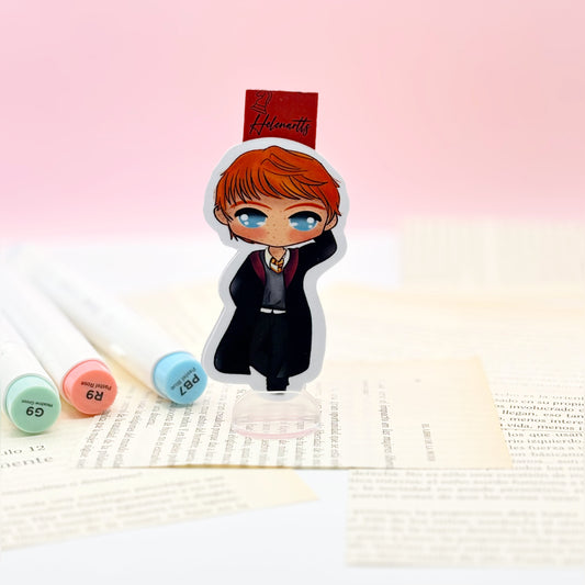 Marcapáginas magnético de Ron Weasley - Harry Potter.
